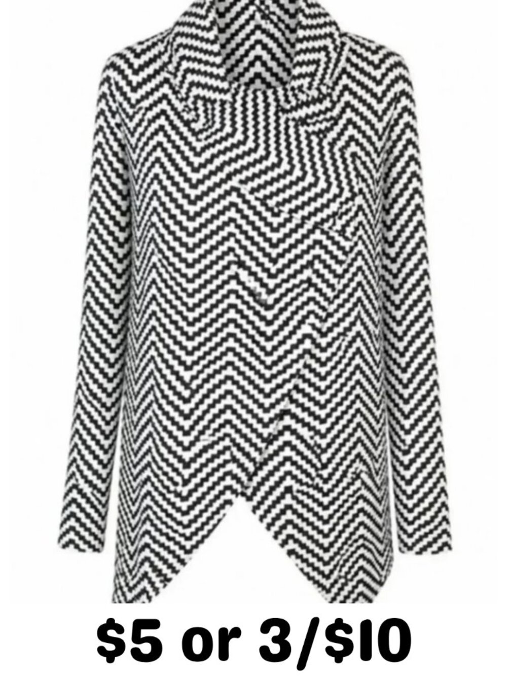 The limited Chevron Print Cardigan